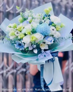Miễn phí giao hoa giá rẻ tại Hoàn Kiếm - Mẫu hoa RFHN418 - Mặt Hồ Trong Veo