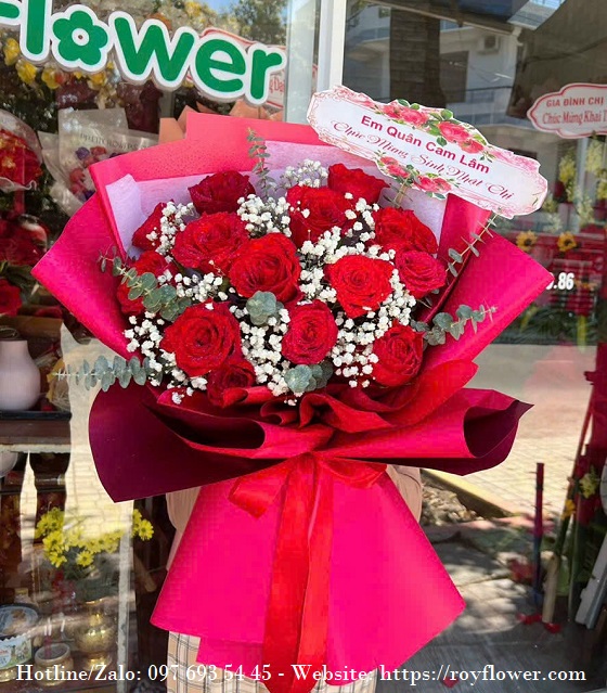 Bó hoa tươi giao quận Hoàn Kiếm - Mẫu hoa RFHN552 - Diệu Kì