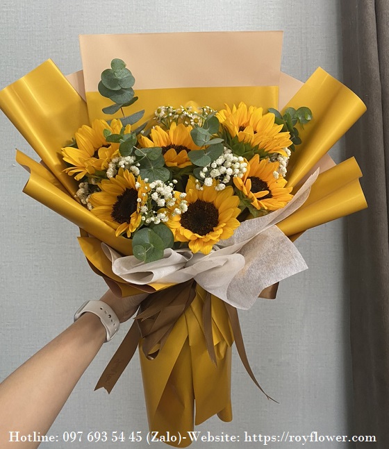 Các đơn hoa giá rẻ gửi ở quận Tây Hồ - Mẫu hoa RFHN579 - Hoa Tốt Nghiệp