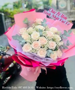 Quán hoa tươi ở quận Long Biên Hà Nội - Mẫu hoa RFHN729 - Gặp Gỡ