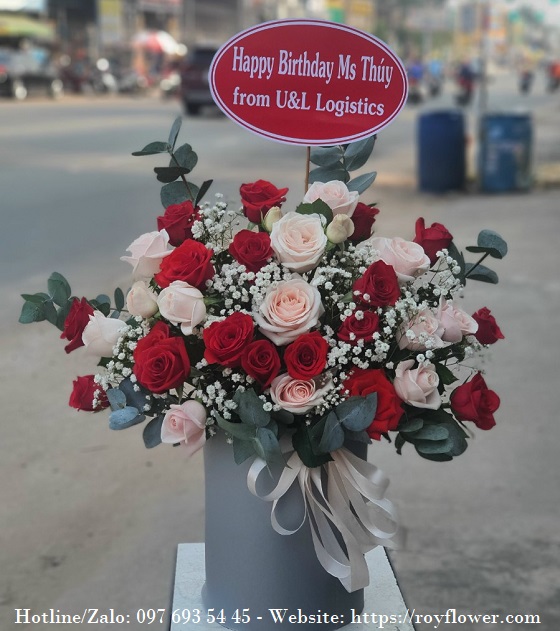 Chuyên giao hoa tươi tại Cầu Giấy Hà Nội - Mẫu hoa RFHN796 - Khúc Ca Tình Yêu