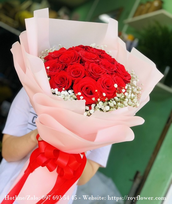 Gửi điện hoa tươi Cầu Giấy - Mẫu hoa RFHN863 - Love