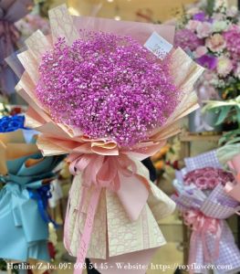 Đặt mua hoa giá rẻ gửi tại Đống Đa - Mẫu hoa RFHN1002 - Nhớ Nhung