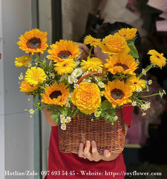 Hỗ trợ giao hoa tươi quận Hoàng Mai - Mẫu hoa RFHN1370 - Niềm Tin Trong Ta