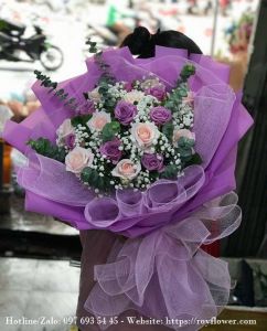 Những bó hoa giá rẻ ship Bắc Từ Liêm - Mẫu hoa RFHN1629 - Love Forever