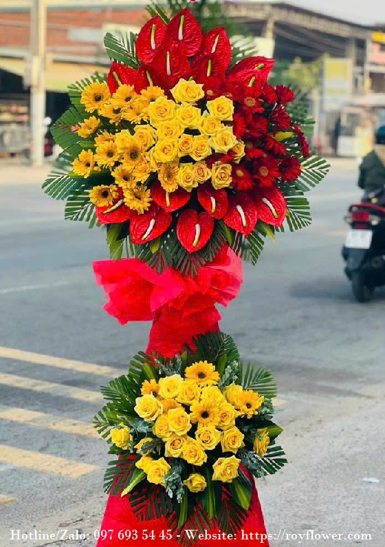 Lãng hoa giá rẻ giao quận Hà Đông - Mẫu hoa RFHN1714 - Hưng Phát