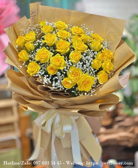 Gửi điện hoa giá rẻ Q5 - Mẫu hoa RFSG2130 - Là Nắng