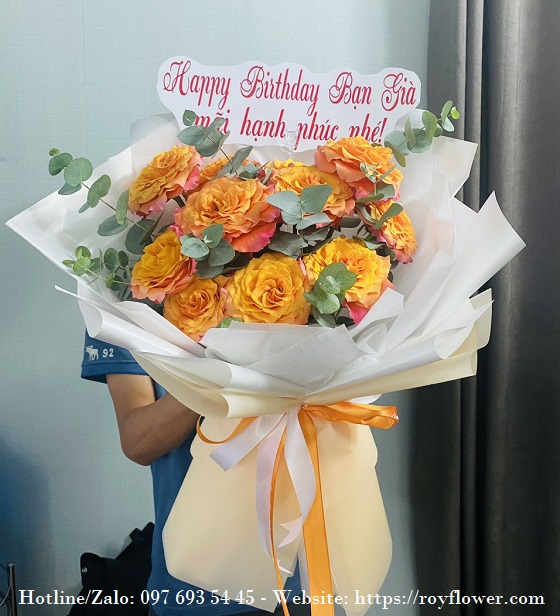 Đặt mua hoa tươi gửi ở Q6 Tp Hồ Chí Minh - Mẫu hoa RFSG2143 - Màu Nắng