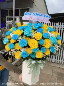 Giao hoa tươi tận nhà ở Tp Hồ Chí Minh - Mẫu hoa RFSG2154 - Lãng Hoa Tặng Sinh Nhật Bác Trai