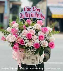 Shop bán hoa sang trọng ship tại HCM - Mẫu hoa RFSG2177 - My Mom