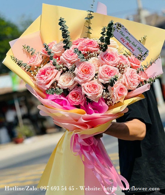 Tiệm hoa tươi Q6 , Sài Gòn - Mẫu hoa RFSG2182 - Bó Hoa Sinh Nhật