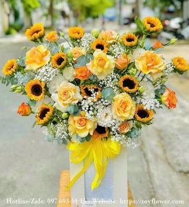 Gửi điện hoa tươi ở Quận 8 - Mẫu hoa RFSG2334 - Muôn Hoa Khoe Sắc