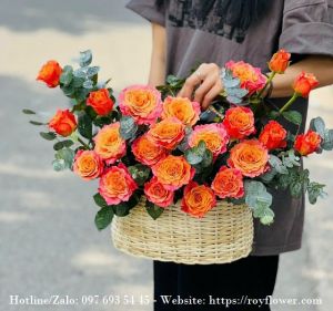 Chuyên ship hoa giá rẻ Tp Hồ Chí Minh - Mẫu hoa RFSG2380 - Giỏ Hoa Tình Bạn