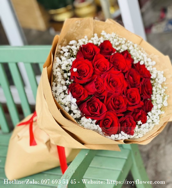 Giỏ hoa đẹp giao Tp Hồ Chí Minh - Mẫu hoa RFSG2434 - This Love