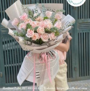 Miễn phí giao hoa tận nhà tại Q9 Sài Gòn - Mẫu hoa RFSG2586 - Những Tiếng Cười Trong Veo
