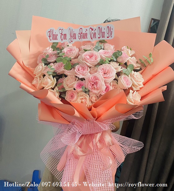 Shop hoa đẹp giao ở Tphcm - Mẫu hoa RFSG2694 - Sweet And Romantic