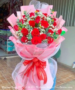 Vòng hoa tươi ở Sài Gòn - Mẫu hoa RFSG3230 - Chân Tình