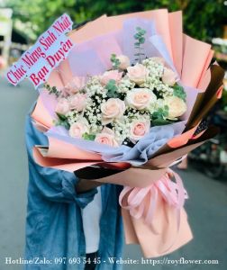 Shop bán hoa đẹp Tân Bình HCM - Mẫu hoa RFSG3480 - Thanh Thoát