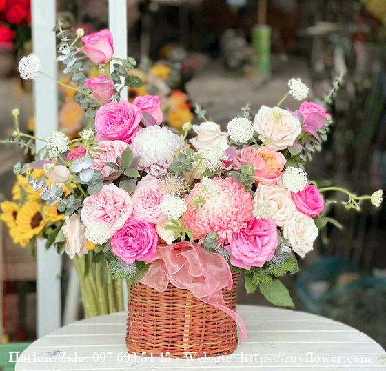 Đặt mua hoa giá rẻ gửi ở HCM - Mẫu hoa RFSG3484 - Tâm Hồn Nghệ Sĩ