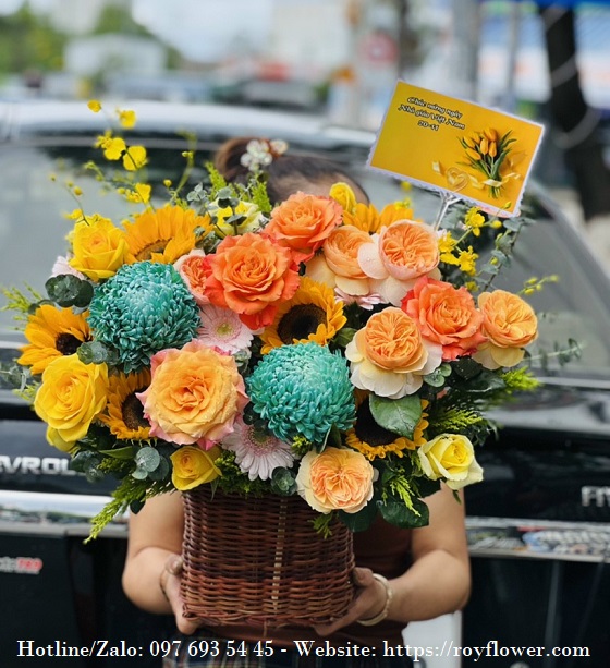 Tiệm bán hoa tươi ở Quận Tân Bình HCM - Mẫu hoa RFSG3644 - Vòng Tay Ấm