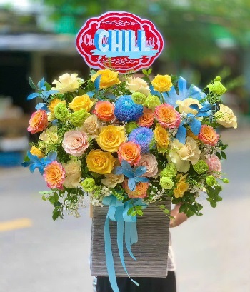Mẫu Hoa RFHN4217 - Giao hoa giá rẻ ở phường Quỳnh Mai quận Hai Bà Trưng Hà Nội - Hương Vị Thành Công