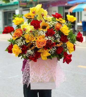 Mẫu Hoa RFHN4230 - Cửa hàng hoa tươi phường Lĩnh Nam quận Hoàng Mai Hà Nội - Vấn Vương