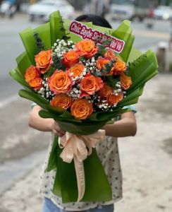 Đặt hoa đẹp 20-10 giao Biên Hòa - Đồng Nai - Mẫu hoa RF4452 - Gửi Tấm Lòng Trân Qúy