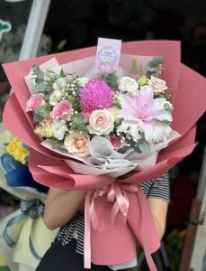 Nhận giao hoa 20-10 ở Lai Châu - Mẫu hoa RF4501 - Tặng Mẹ