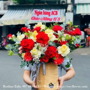 Dịch vụ hoa đẹp tại Thái Bình - Mẫu hoa RF4749 - Những Điều Tươi Đẹp