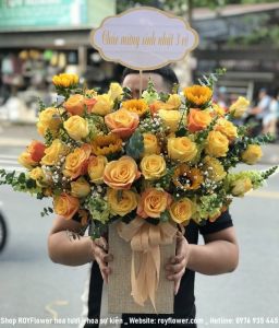 Shop Gò Vấp ROYFlower, hoa khai trương Gò Vấp HCM - Có Nhiều Vận May