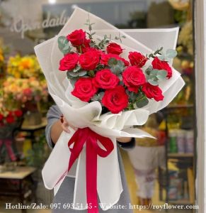 Bó hoa giá rẻ ở quận Nam Từ Liêm - Mẫu hoa RFHN1589 -  Tình Yêu Em